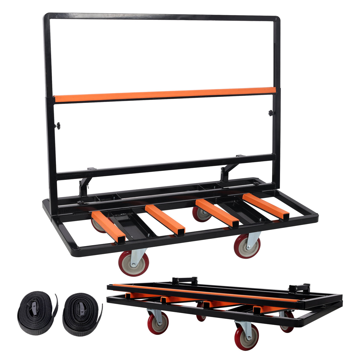Folding Drywall Cart - 2200 LBS Utility Dolly
