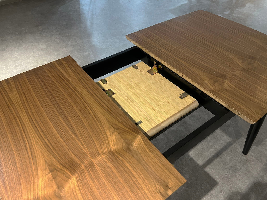 Lanae Dining Table with Extension Butterfly Leaf - Natural & Black