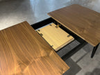 Lanae Dining Table with Extension Butterfly Leaf - Natural & Black