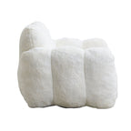 Lotus Style Compression Sofa Bean Bag with Ergonomic Design - White or Pink