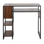 Farmhouse Bar Height Table with Storage Space - Light or Dark Brown