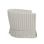 Swivel Chair with 360° Rotation - Upholstered Fabric, Iron Frame
