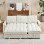 71.3" Reclining Sofa Bed with USB Ports - Chenille