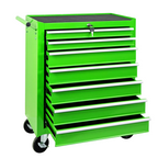 Rolling Tool Chest with 7-Drawer Tool Box with Steel Construction - Green