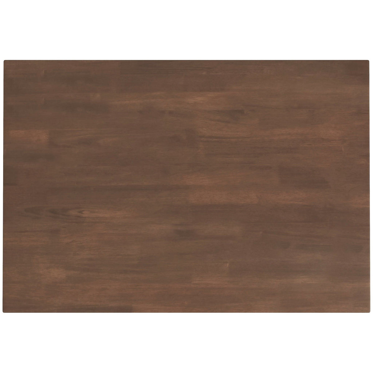 Rectangular Modern Dining Table with Solid Wood Construction – Dark Brown or White