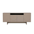 Sideboard With Adjustable Shelves and Soft Close Doors - White, Light Brown, Green