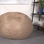 High Density Shredded Foam Bean Bag Chair with Removable Cover - Multiple Colors