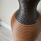 Classic And Neat Floor Vase with High Independent Stand - Multiple Colors