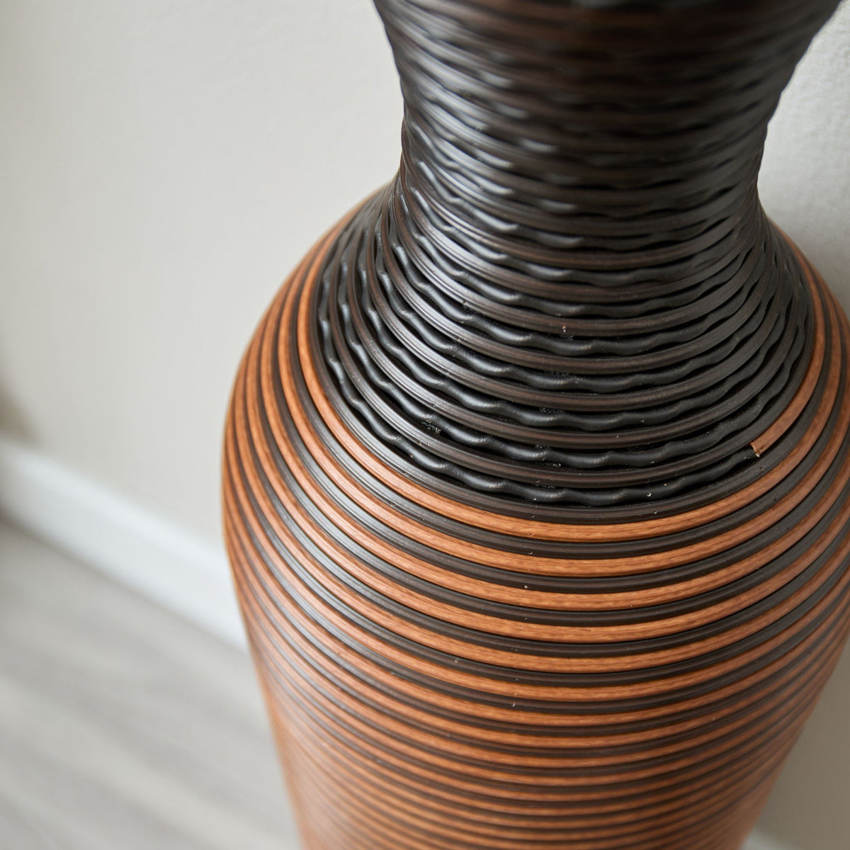 Classic And Neat Floor Vase with High Independent Stand - Multiple Colors