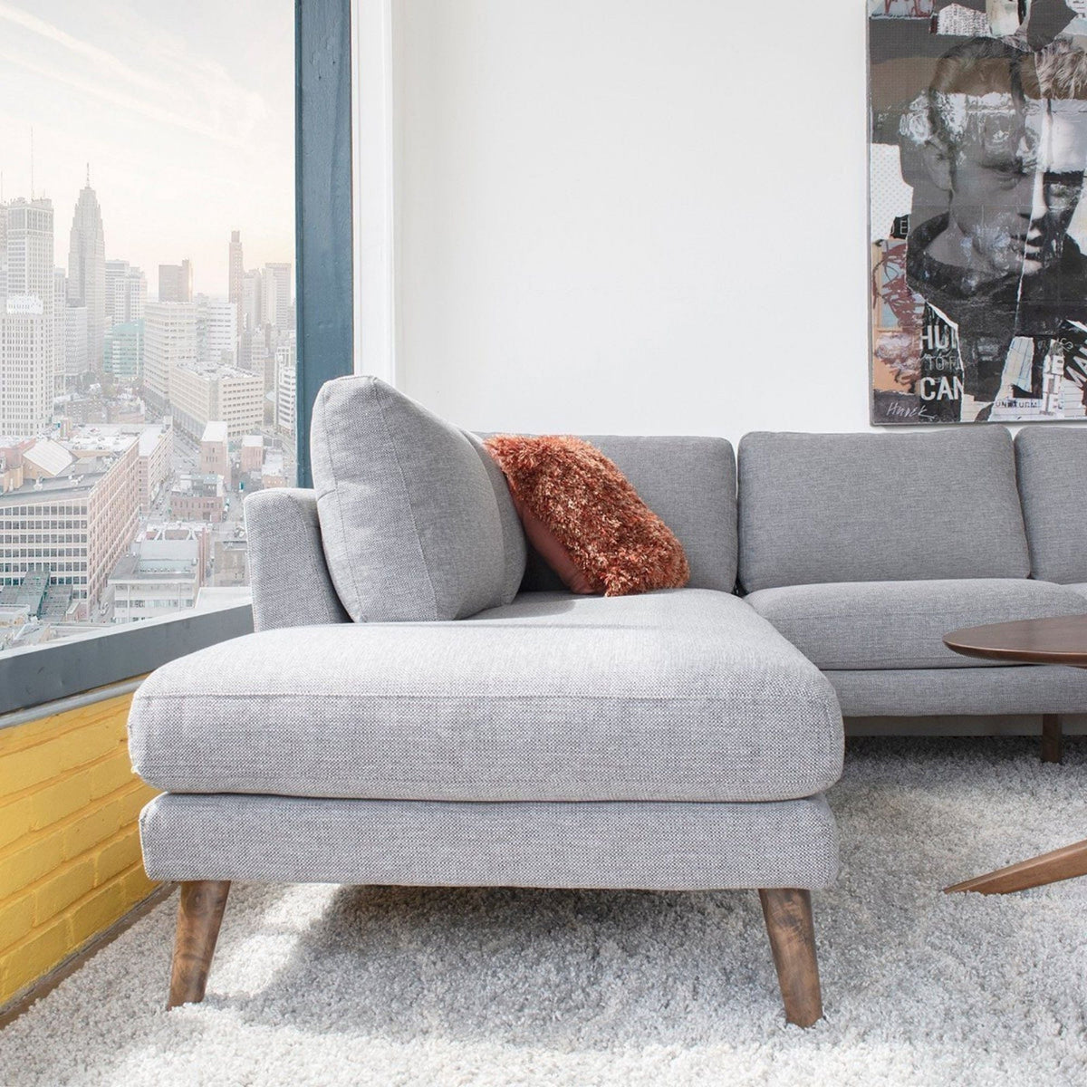 Benson Sectional Sofa With Chaise - Multiple Colors