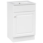 Bathroom Vanity with Sink and Adjustable Shelf - Multiple Colors