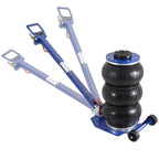 3 Ton Triple Bag Air Jack with Fast Lifting System - Blue
