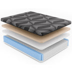 Copper Cooling Hybrid King Mattress with Edge Support - King