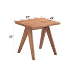 Natural 3 Piece Accent Chair Set with Matching End Table