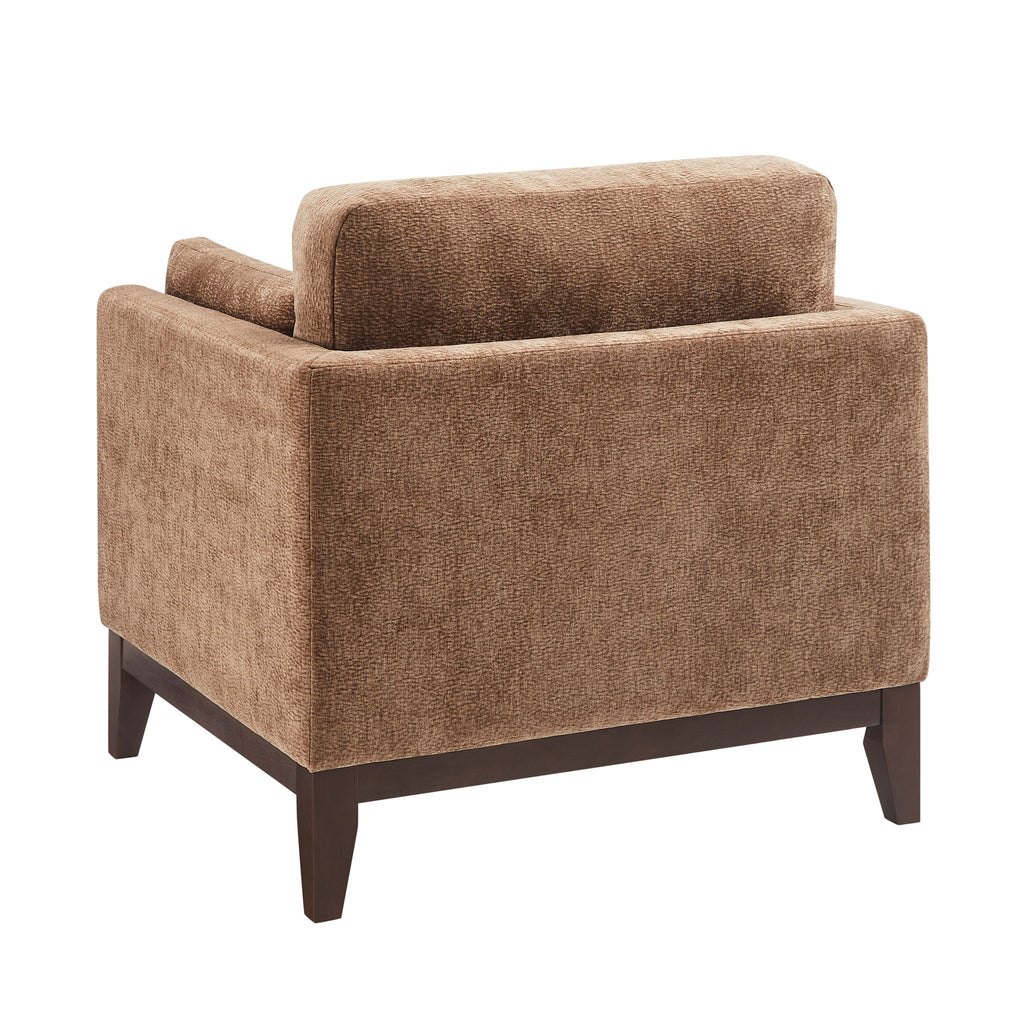 Chios Arm Chair with Reversible Cushions - Green or Dark Brown