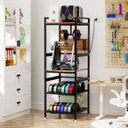 3D Printer Stand with Filament Storage and Power Panel - Black