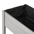 Solid Wood Raised Garden Bed with Legs - Available in Gray, Dark Gray, Dark Brown
