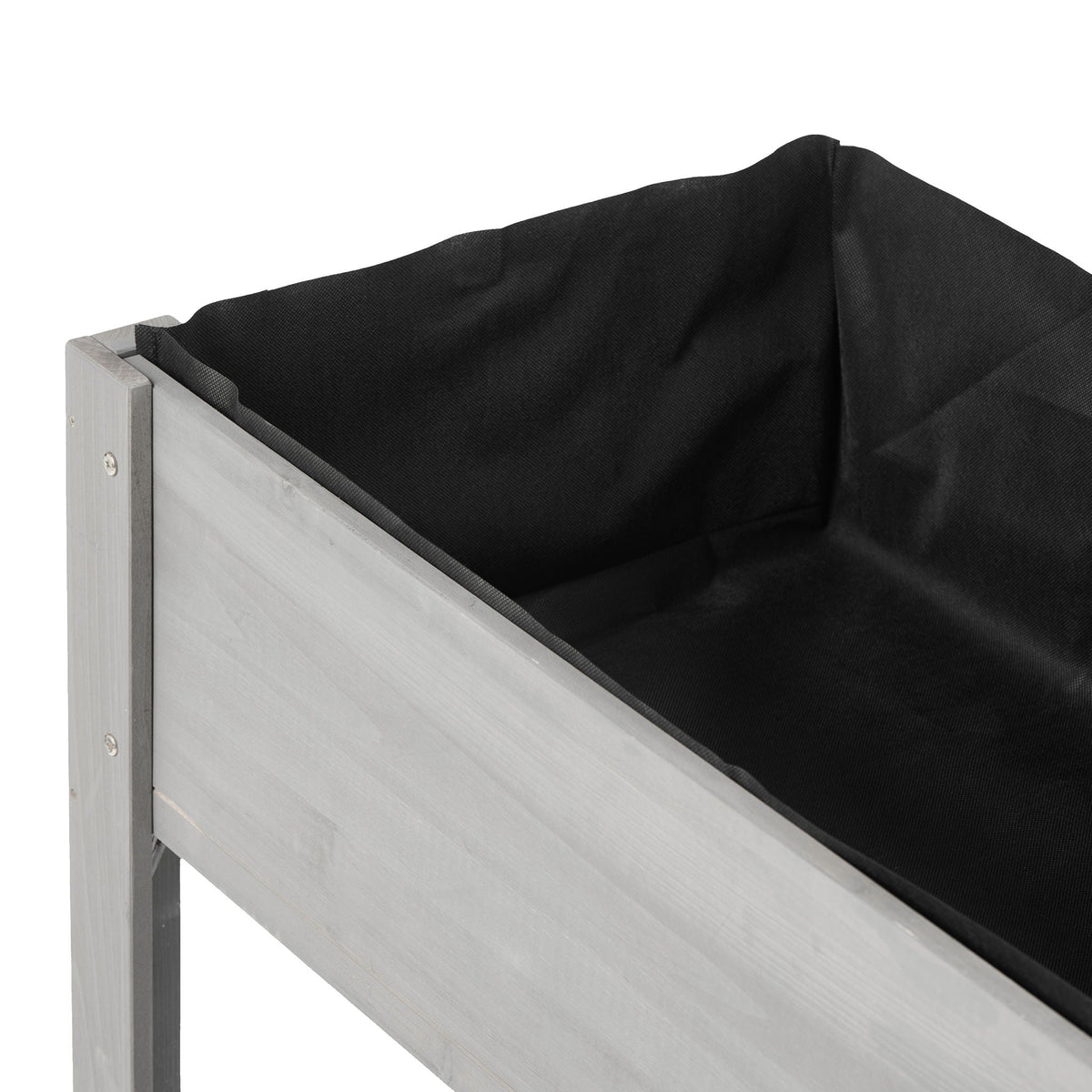 Solid Wood Raised Garden Bed with Legs - Available in Gray, Dark Gray, Dark Brown