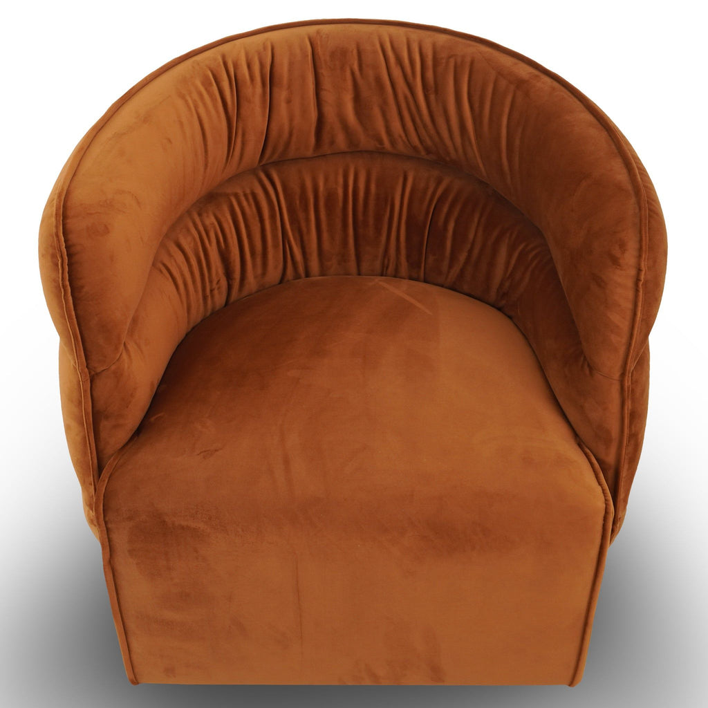 Walden Stylish Swivel Chair with Integrated Armrests - Multiple Colors