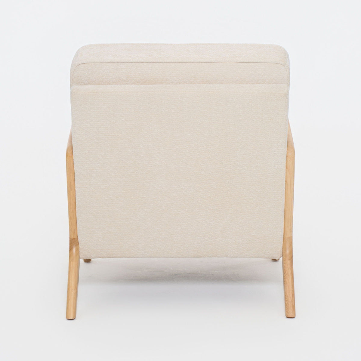 Upholstered Living Room Chair with Curved Armrests - Choice of Color