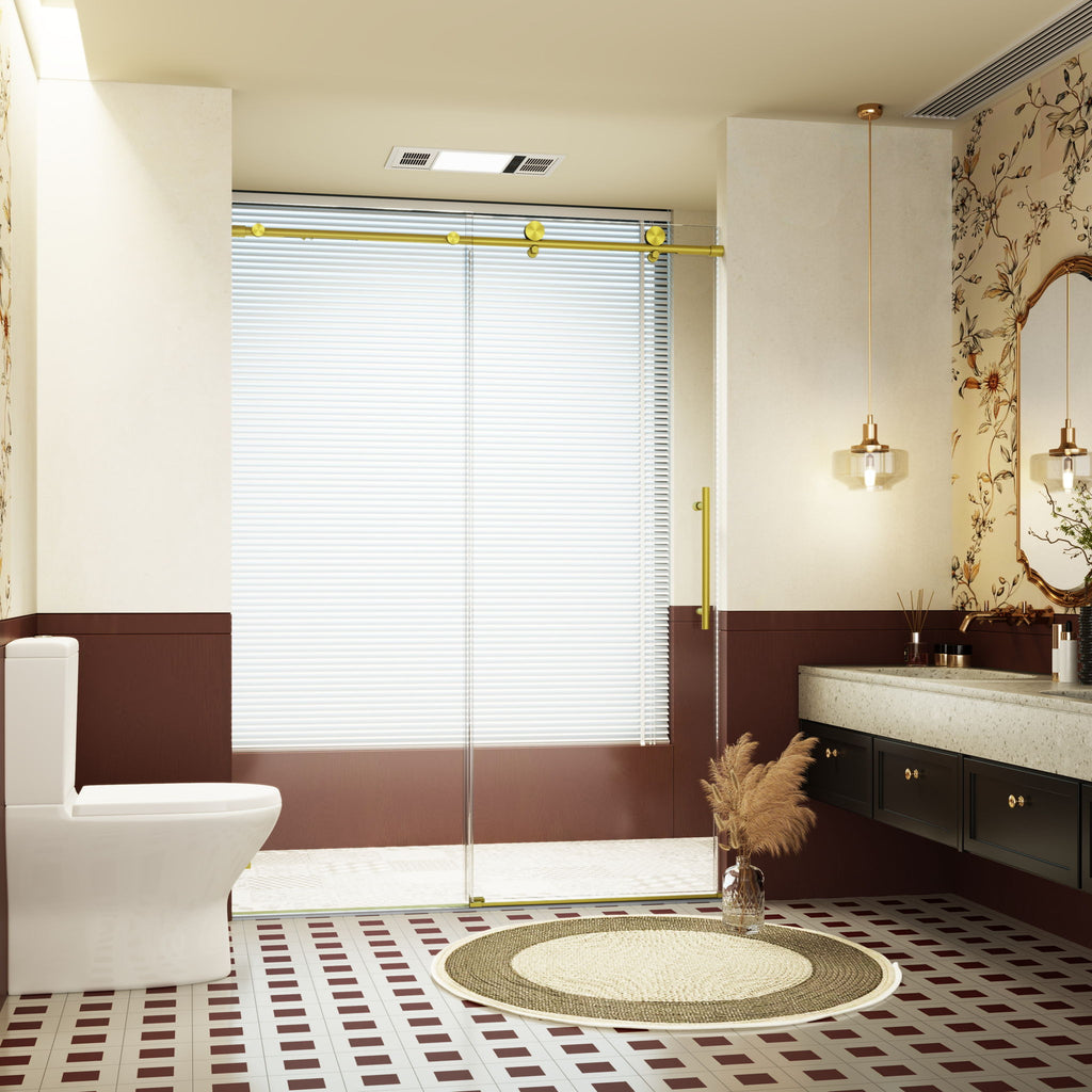 Frameless Single Sliding Soft Close Shower Doors