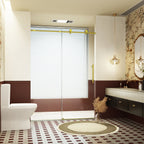 Frameless Single Sliding Soft Close Shower Doors