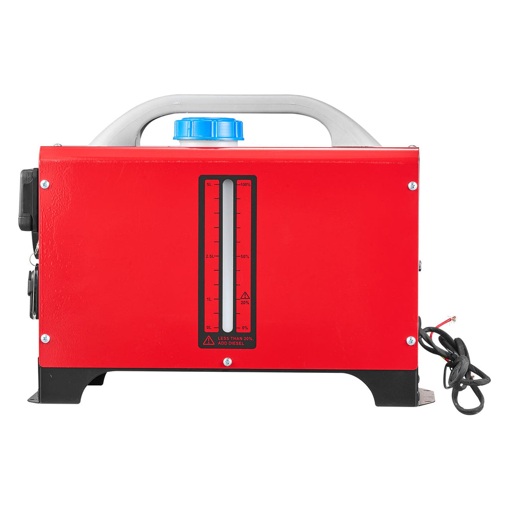 Diesel Air Heater 8kW with Dual Control - Red