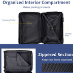 Hardshell 6-Piece Blue Luggage Set