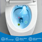 Smart Toilet with Heated Bidet Seat