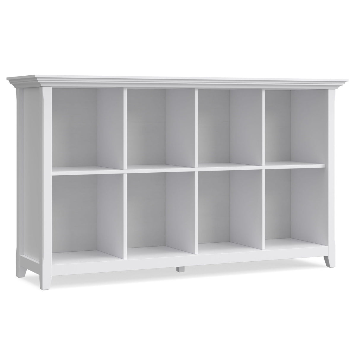 Amherst Cube Storage Bookcase with Large Cubbies - Dark Brown, Dark Gray, or White