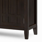Bedford Sideboard Buffet with Ample Storage - Dark Tobacco Brown