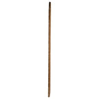 Half Round Elongated Mirror with Decorative Window Look - Brown