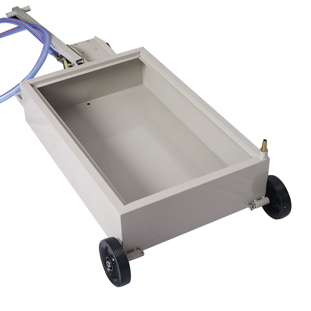 20 Gallon Low Profile Oil Drain with Pump - Gray