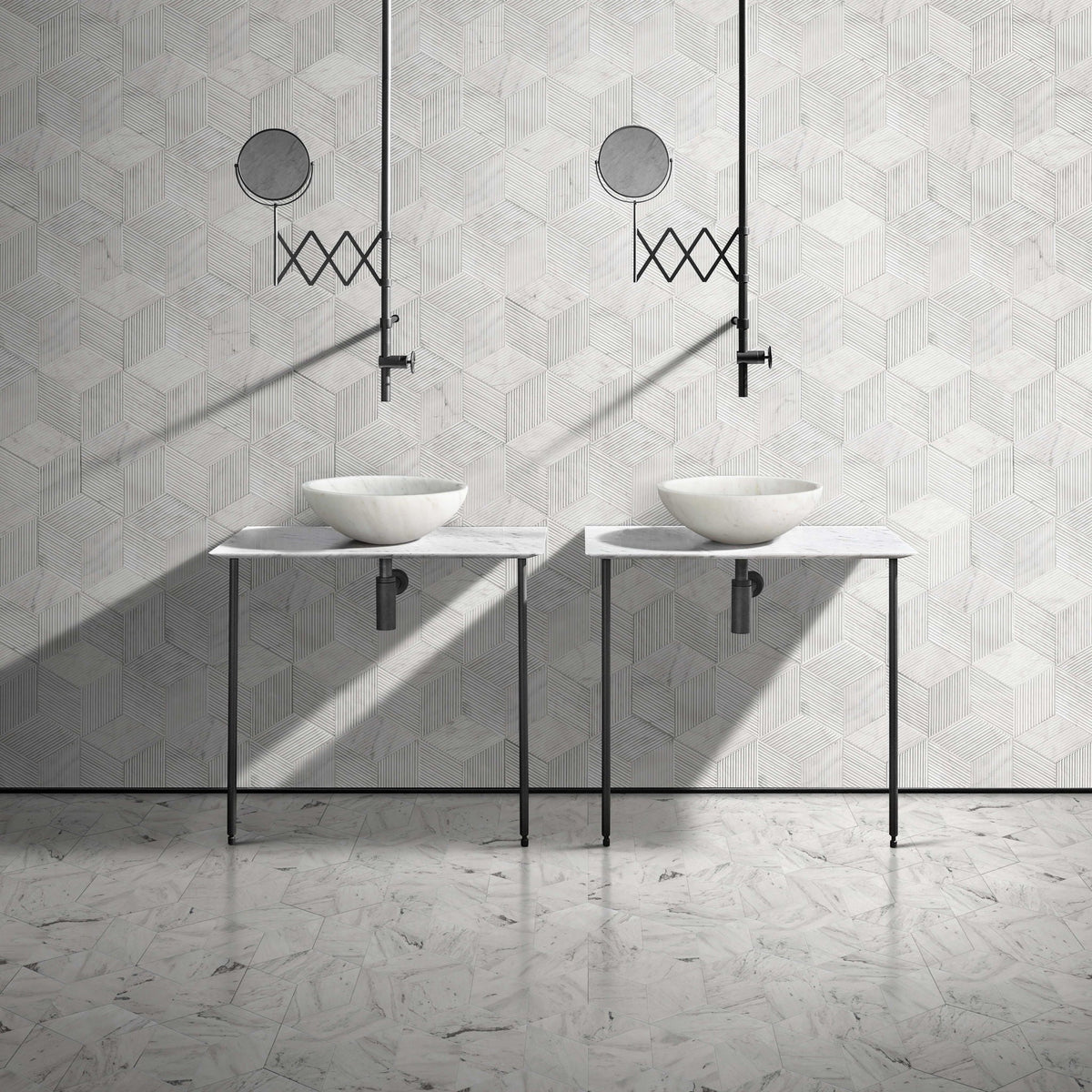 Bathroom Vessel Sink, Circular Design