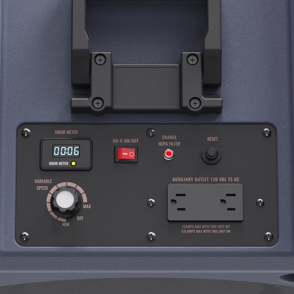 Air Scrubber with 3-Stage Filtration and UV-C Light - 800 CFM
