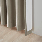 Twist Tab Total Blackout Window Curtain Panel with Thermal Technology - Pewter