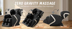Massage Chair Recliner with Zero Gravity and Full Body Air Pressure - Black