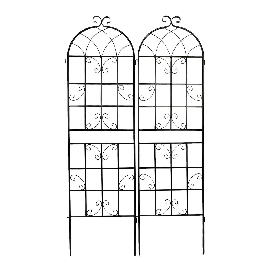 Metal Garden Rustproof Trellis for Climbing Plants – Outdoor Flower Support