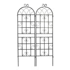 Metal Garden Rustproof Trellis for Climbing Plants – Outdoor Flower Support