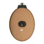 Antique Oval Wall Clock with Easy-Hang Design - Ivory