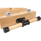 Portable Hardwood Workbench with Quick Release Handle - Natural
