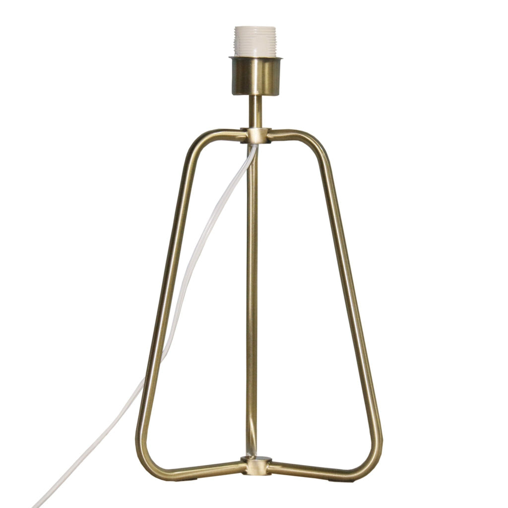 White Desk Lamp with Metal Base - Optima