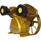 V Type Dual Cylinder Air Compressor Pump Head with 5.5HP, 21CFM - Golden
