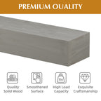 Floating Fireplace Mantel Shelf with Invisible Wall Mount - Multiple Colors