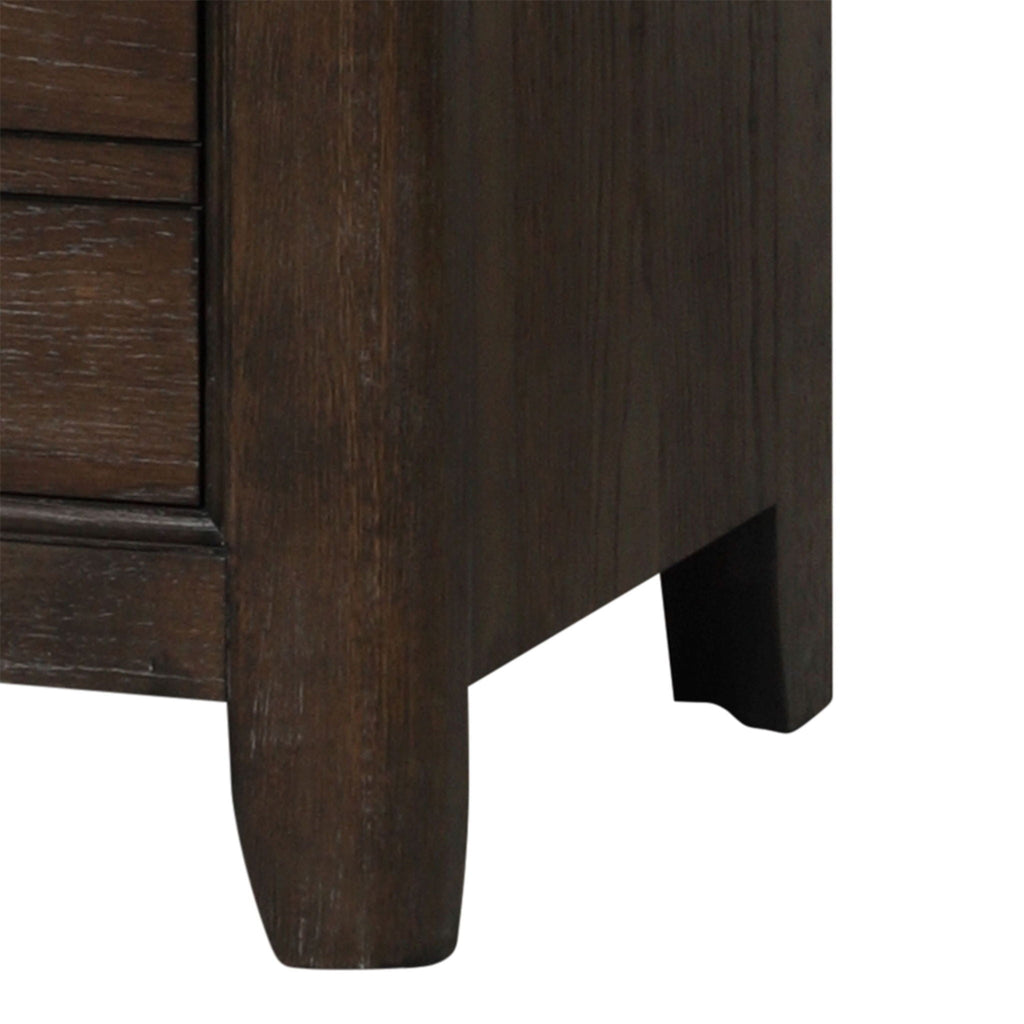 Cedar Lined Dresser with Seven Drawers - Antique Brown