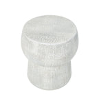 Outdoor Patio Accent Table with Crack Process - Magnesium Oxide Finish