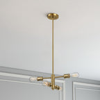 Trellis - 4 Lights Modern Gold Chandelier