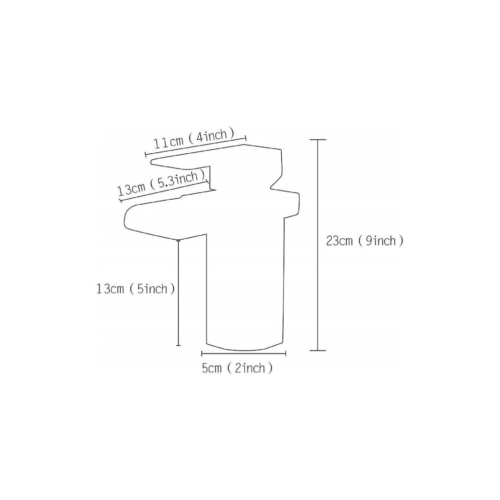 Single Handle Bathroom Faucet with Waterfall Design - Brushed Nickel