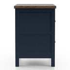 Modern Farmhouse Style Nightstand with Dovetail Drawers - Two-Tone