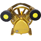 V Type Dual Cylinder Air Compressor Pump Head with 5.5HP, 21CFM - Golden